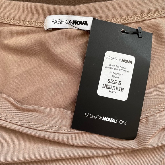 Fashion Nova Down For Some Loungin’ Shorty Romper - Picture 5 of 8